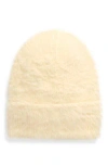Natasha Basic Knit Beanie In Ivory