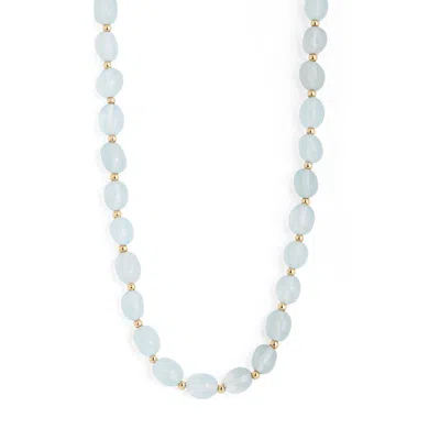 Natasha Beaded Necklace In Blue