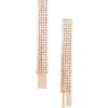 Natasha Crystal Fringe Drop Earrings In Gold