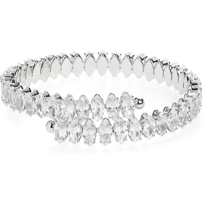 Natasha Cubic Zirconia Stone Cuff Bracelet