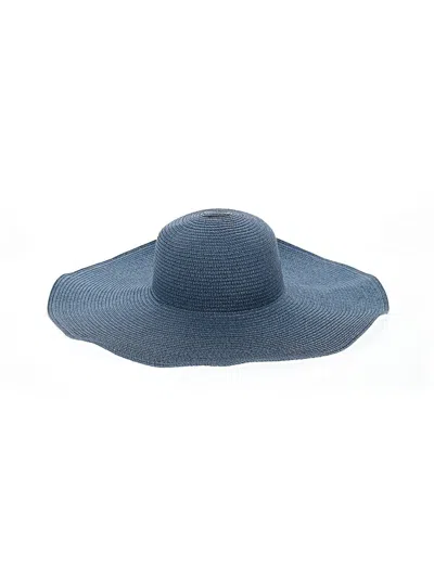 Pre-owned Natasha Sun Hat In Blue