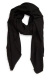 Natasha Tasha Oversize Scarf In Black