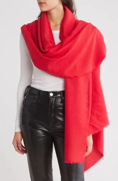 Natasha Tasha Oversize Scarf In Red