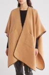 Natasha Whipstitch Open Front Cardigan In Neutral