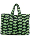 Natasha Zinko All-over High-print Tote Bag In Blue