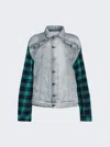 Natasha Zinko Box Denim Jacket In Multi