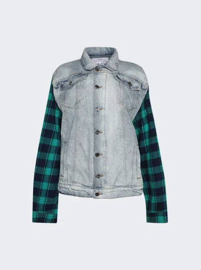 Natasha Zinko Box Denim Jacket In Multi