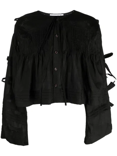 Natasha Zinko Box Kaftan Shirt In Black
