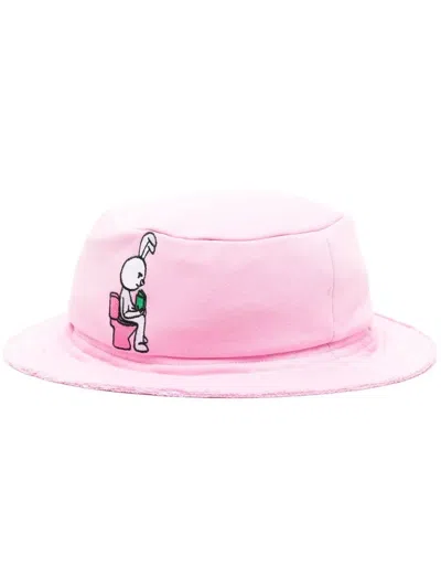Natasha Zinko Bunny-motif Bucket Hat In Pink