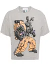 Natasha Zinko Camping Bunny T-shirt In Grey