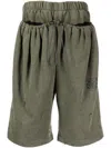 Natasha Zinko Camping Jogging Shorts In Green
