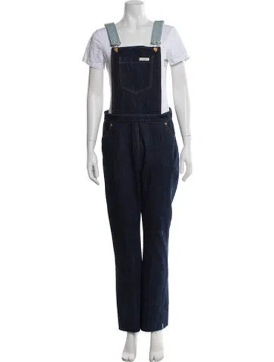 Pre-owned Natasha Zinko Crew Neck Overalls In Blue