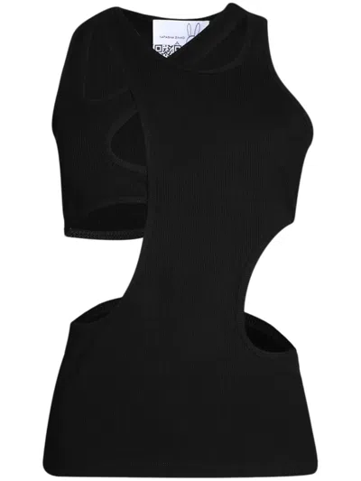 Natasha Zinko Oberteil Mit Cut-outs In Black