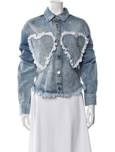Pre-owned Natasha Zinko Denim Jacket In Blue