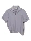 Natasha Zinko Double-layered Polo Shirt In Gray