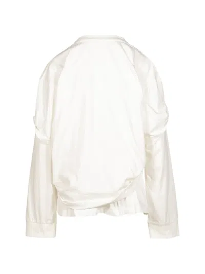 Natasha Zinko Family Distressed Double-layer T-shirt In Neutral