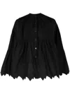 Natasha Zinko Bluse Mit Schleifenverschluss In Black