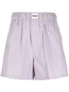 Natasha Zinko Gingham-check Pattern Shorts In Blue