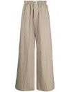 Natasha Zinko Graphic-print Cotton Track Pants In Purple