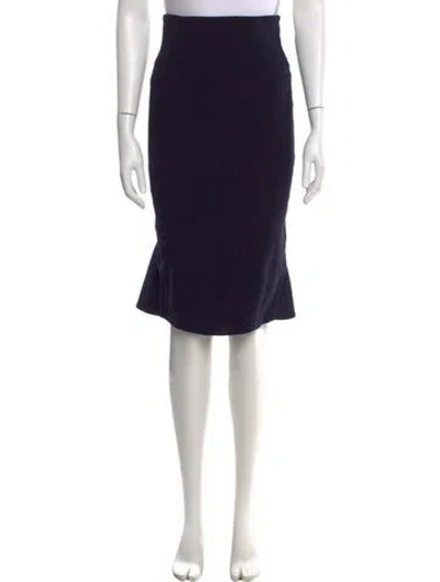 Pre-owned Natasha Zinko Knee-length Skirt In Blue