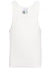 Natasha Zinko Logo-print Tank Top In White