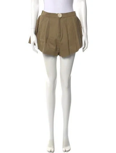 Pre-owned Natasha Zinko Mini Shorts In Neutral