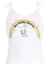 Natasha Zinko My Little Bunny Tank Top In White