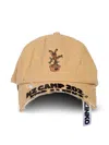 Natasha Zinko Nz Groot Embroidered Distressed Baseball Cap In Neutral