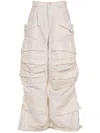 Natasha Zinko Nz Space Wide-leg Jeans In White