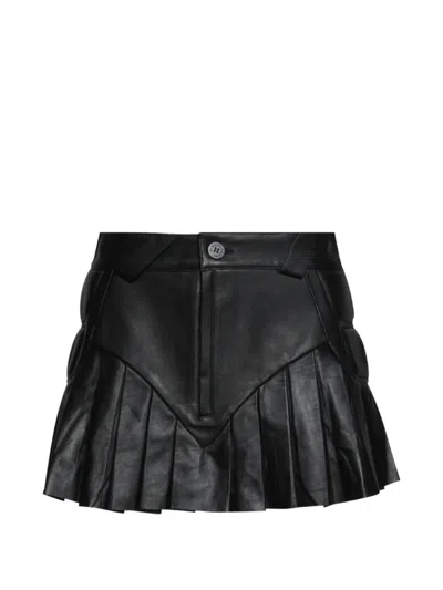 Natasha Zinko Pleated Skirt In Black