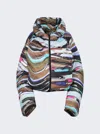 Natasha Zinko Puffer Box Jacket In Multi