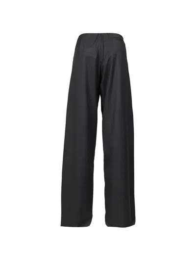 Natasha Zinko Rolled-waist Palazzo Pants In Black