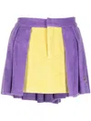 Natasha Zinko Terry Tennis Skirt In Purple