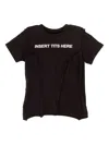 Natasha Zinko Text-print T-shirt In Black