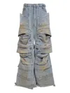 Natasha Zinko Treated Space Jeans In Blau