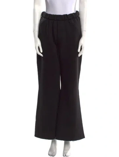 Pre-owned Natasha Zinko Wide Leg Pants In Black