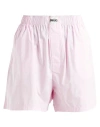 Natasha Zinko Woman Shorts & Bermuda Shorts Pink Size M Cotton In Pink