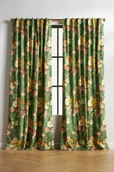 Nathalie Lete Bird Curtain In Brown