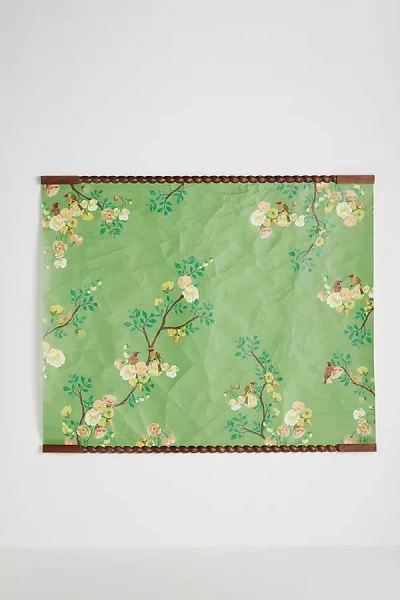 Nathalie Lete Green Floral Paper Tapestry