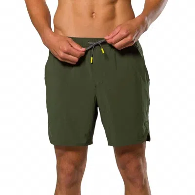 Nathan Sports Essential Shorts 7" 2.0 In Forest Green