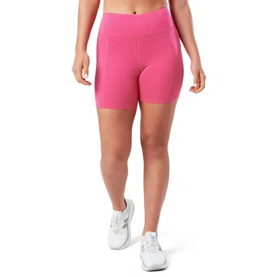 Nathan Sports Interval Bike Shorts - 6" In Hot Pink