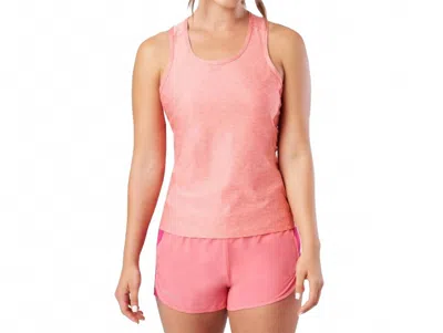 Nathan Sports Qualifier Tank Top In Coral Heather In Pink