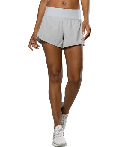 Nathan Sports Stride Training Shorts In Grey Mist In Gray