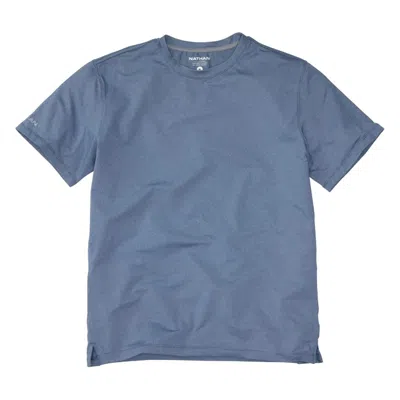 Nathan Sports Women's Dash Tee 2.0 In Sailor Blue Stripe In Multi