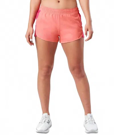 Nathan Sports Women's Essential Shorts 2.0 In Coral In Pink