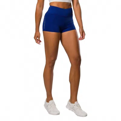 Nathan Sports Women's Interval Bike Shorts - 3" In Sodalite Blue In Multi