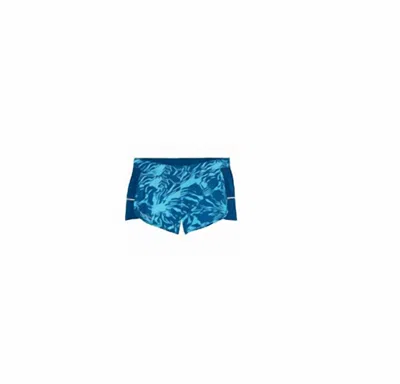Nathan Sports Women's Printed Essential Shorts In Blue Abstract In Multi