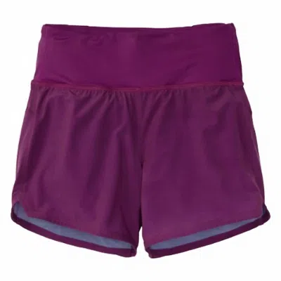 Nathan Sports Women's Stride Training Shorts In Plum In Pink