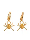 Natia X Lako Spider Hoop Earrings In Gold