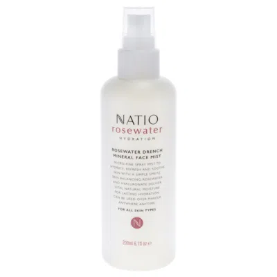Natio Rosewater Drench Mineral Face Mist By  For Women - 6.7 oz Mist In Multi
